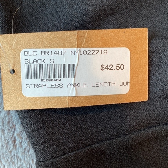 Strapless Fitted Ankle Length Jumpsuit - Picture 2 of 4